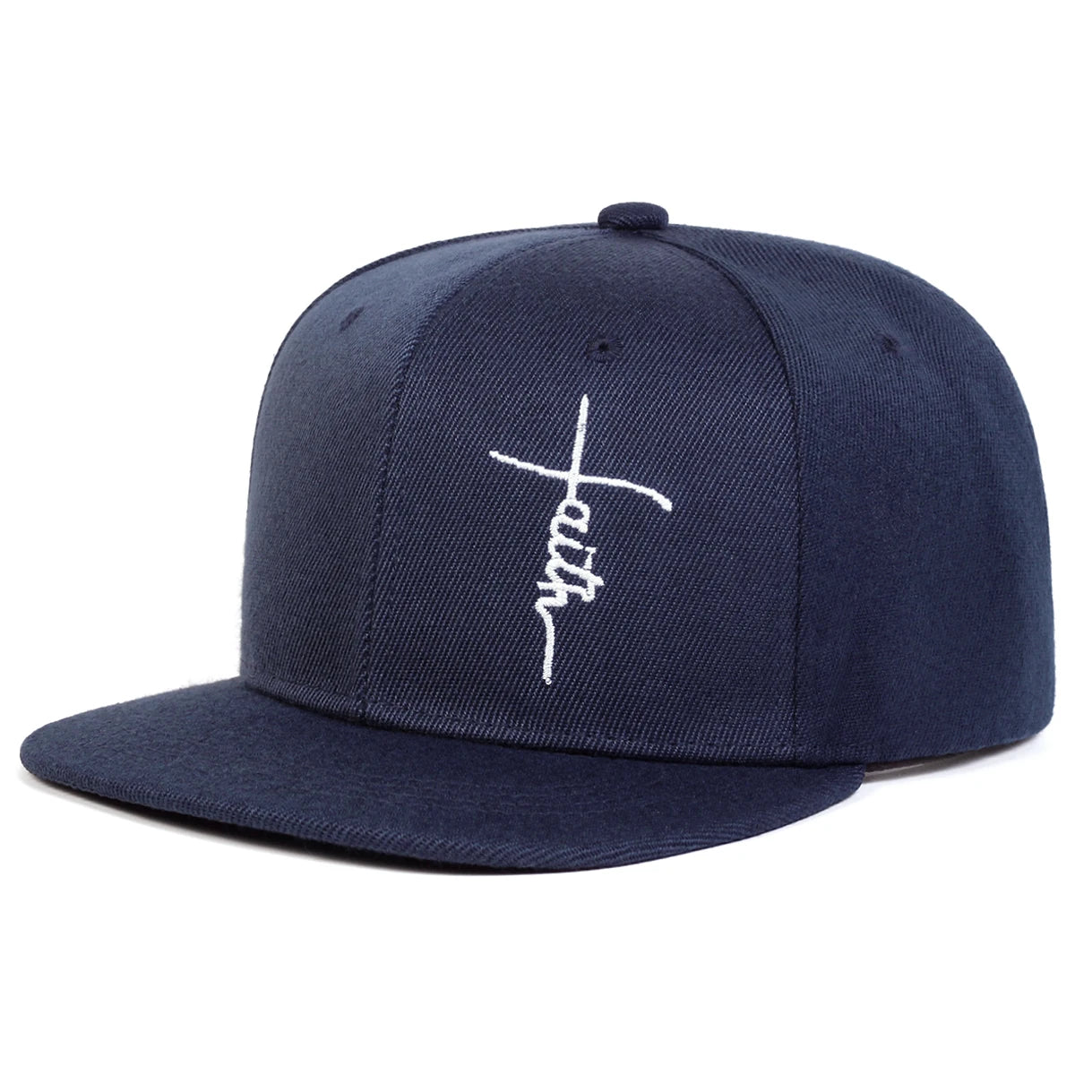 Faith Cross Embroidery Hip-Hop Hat | Unisex Adjustable Baseball Cap