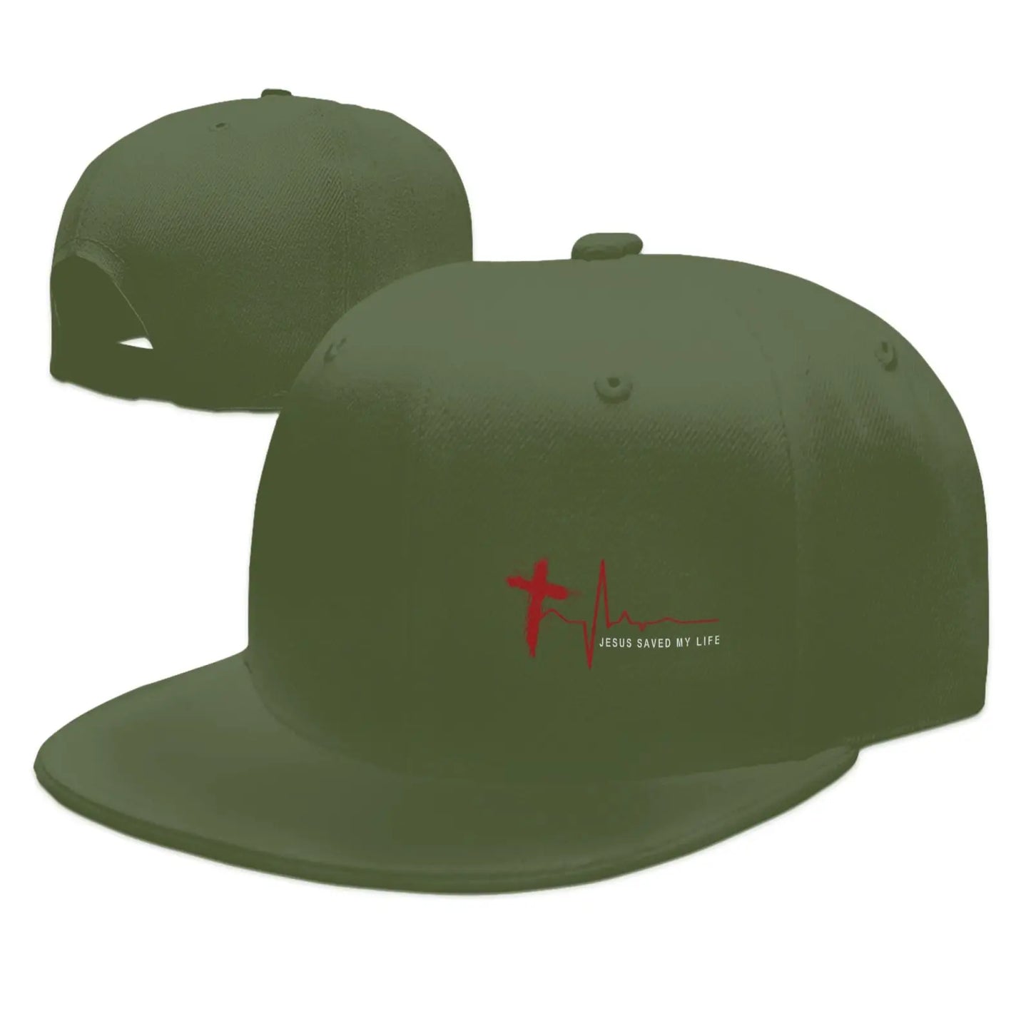 Jesus Saved My Life Christian Snapback Hat