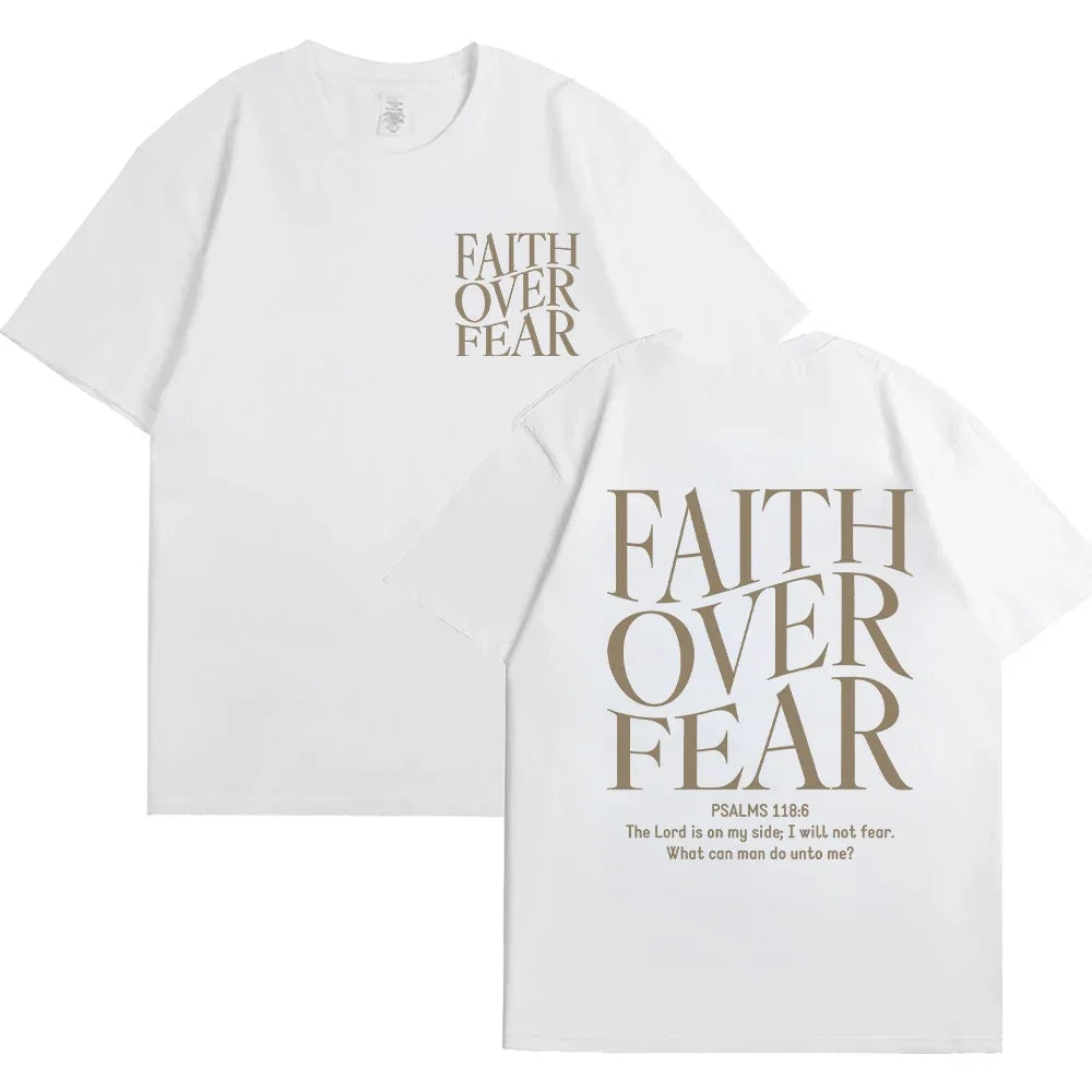 Faith Over Fear Christian Women's T-Shirt