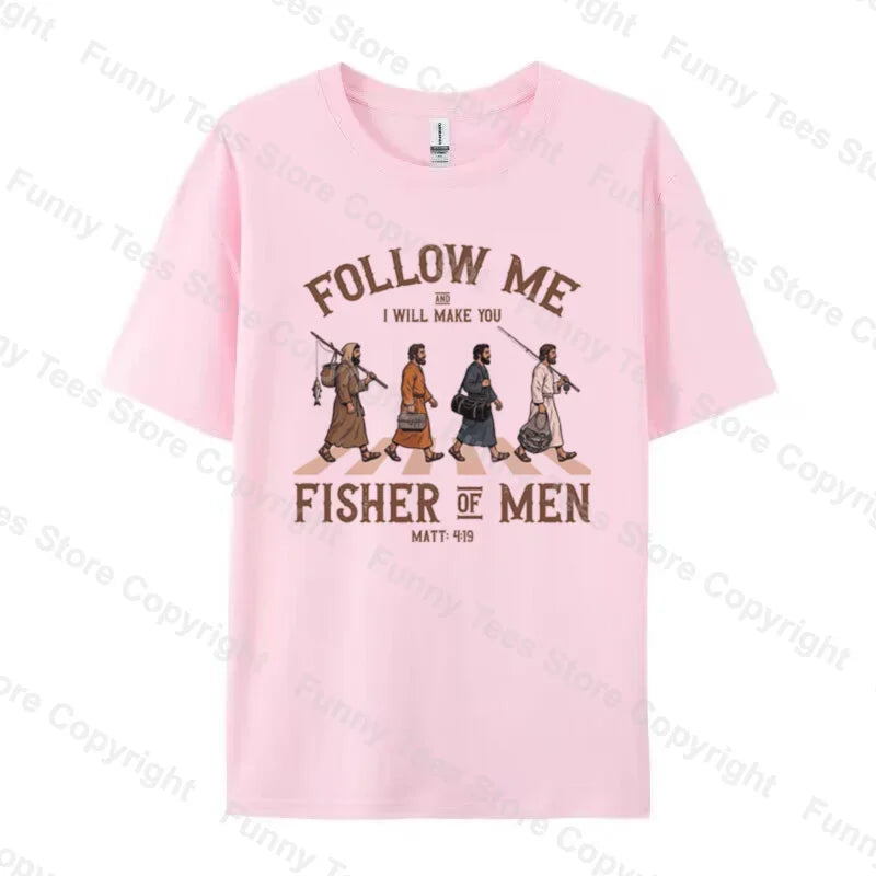 Fisher of Men Retro Graphic Christian T-Shirt