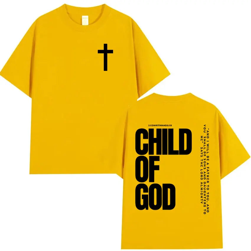 Child of God Inspirational Christian Streetwear T-Shirt