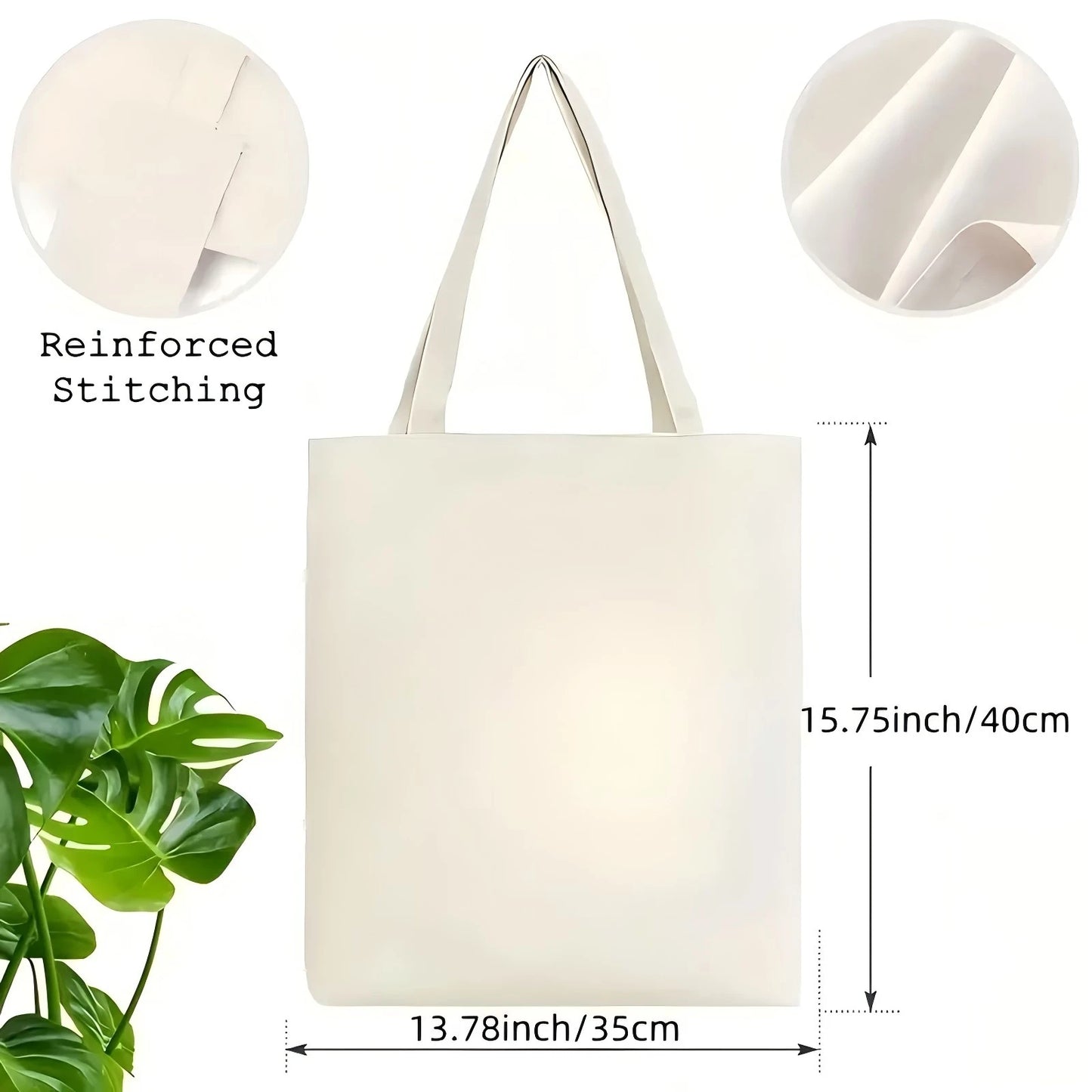 Bible Verse Christian Tote Bag | Inspirational Church & Shopping Bag