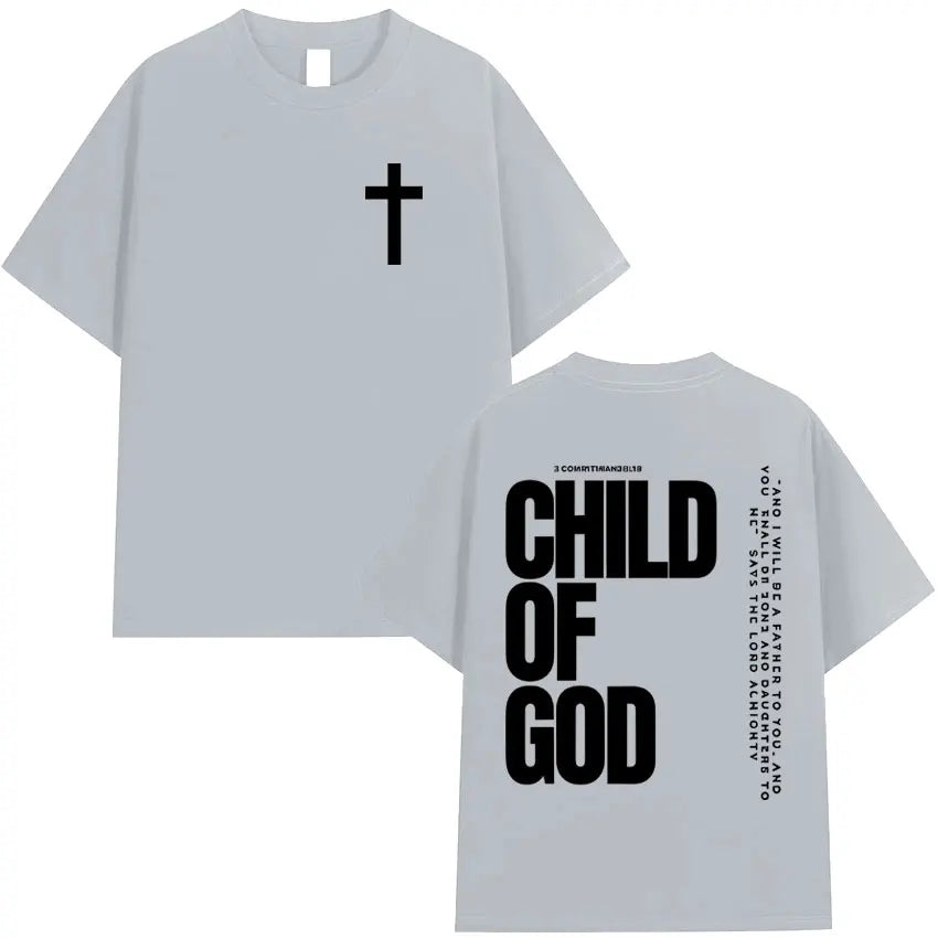 Child of God Inspirational Christian Streetwear T-Shirt