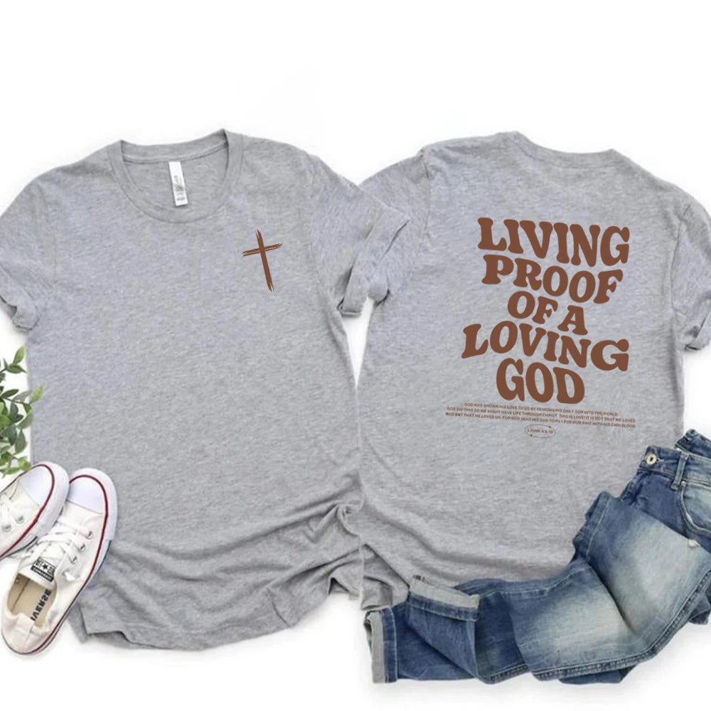 Aesthetic Brown Jesus Bible Verse Christian T-Shirt