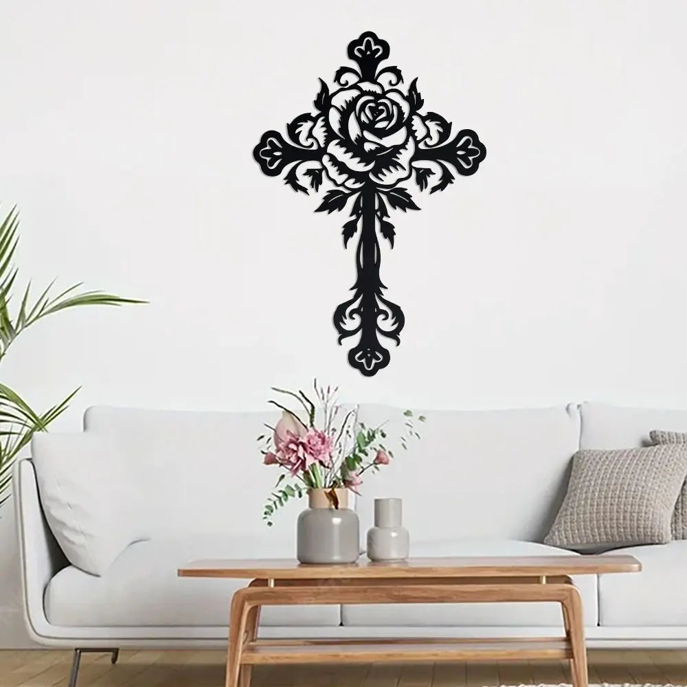 Premium Christian Metal Cross Wall Decor