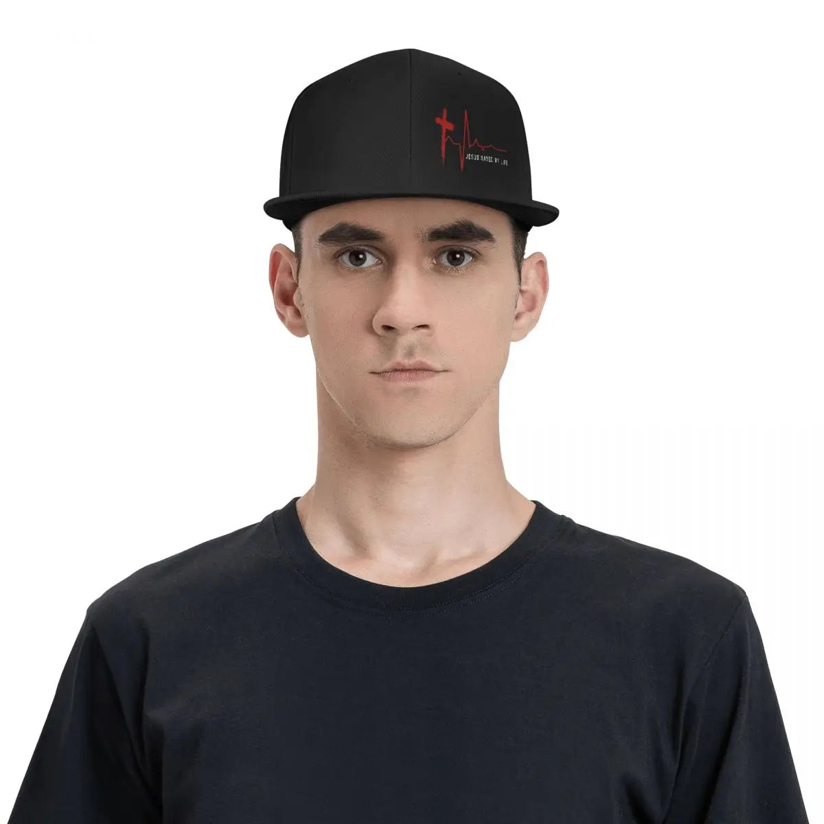 Jesus Saved My Life Christian Snapback Hat