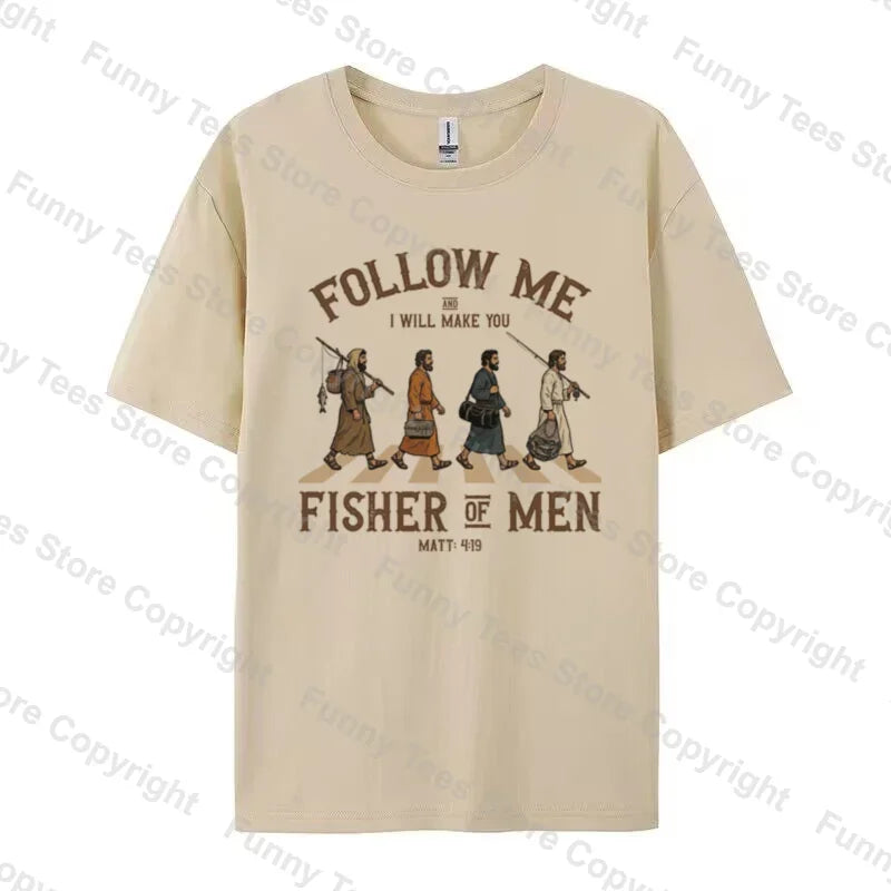 Fisher of Men Retro Graphic Christian T-Shirt