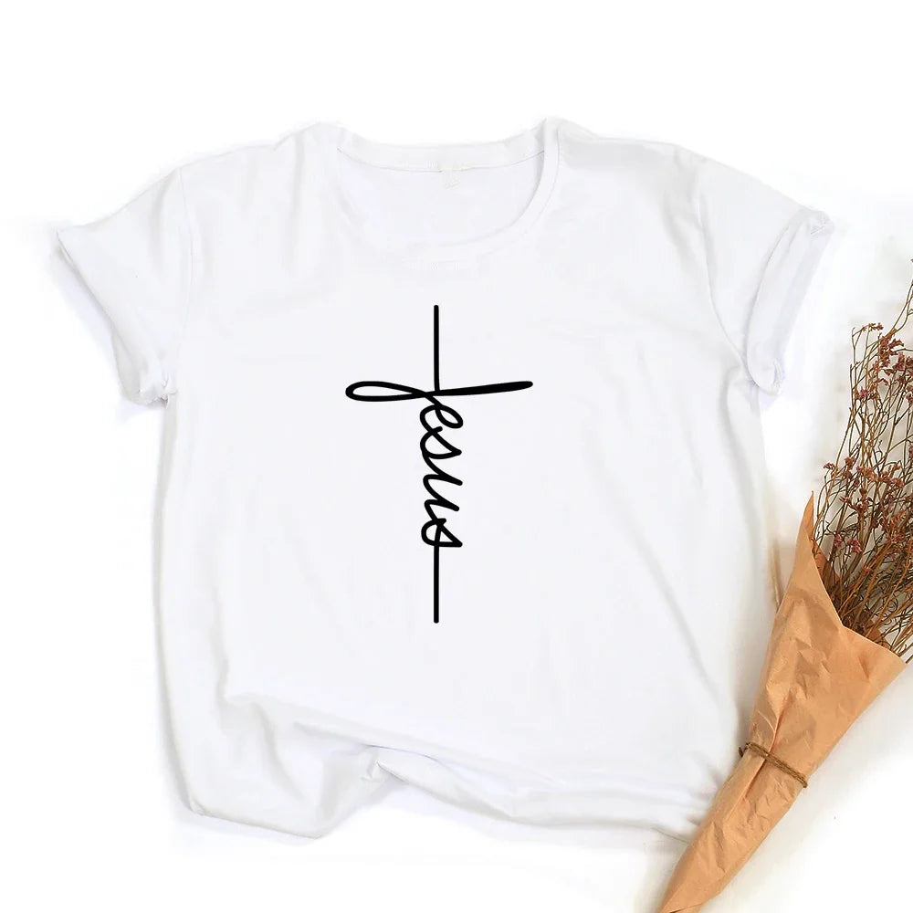 Faith Cross Jesus Christian Women's T-Shirt