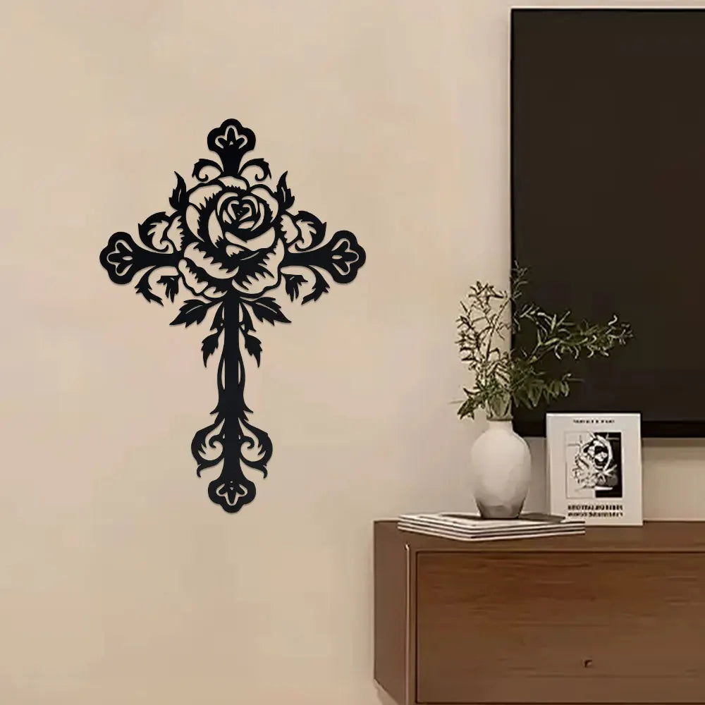 Premium Christian Metal Cross Wall Decor