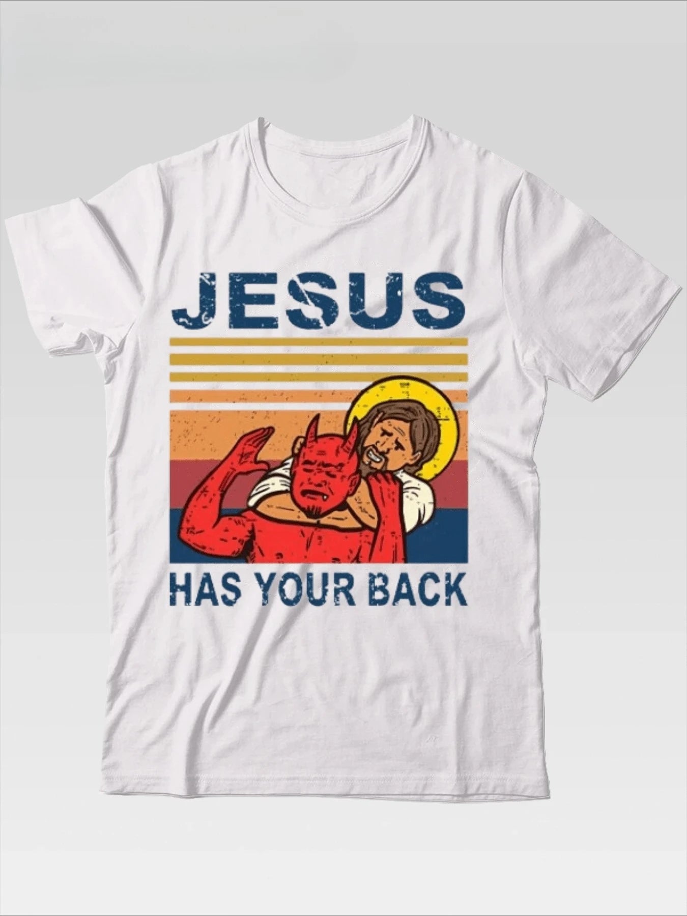 Jesus Has Your Back Christian Jiu Jitsu T-Shirt