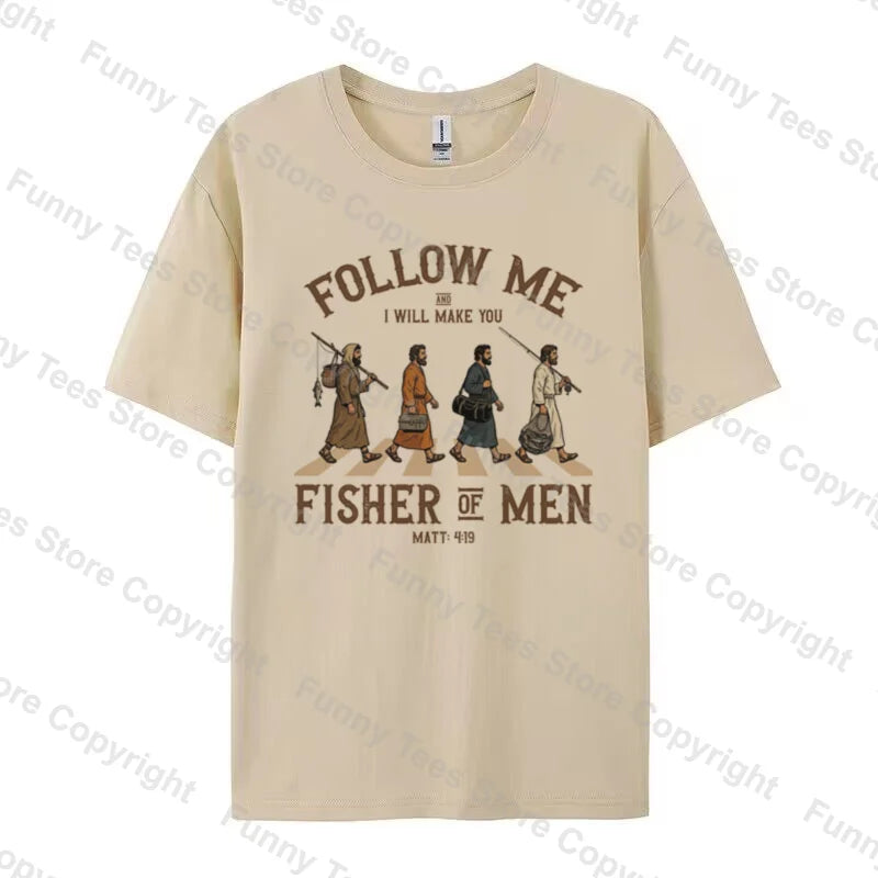 Fisher of Men Retro Graphic Christian T-Shirt