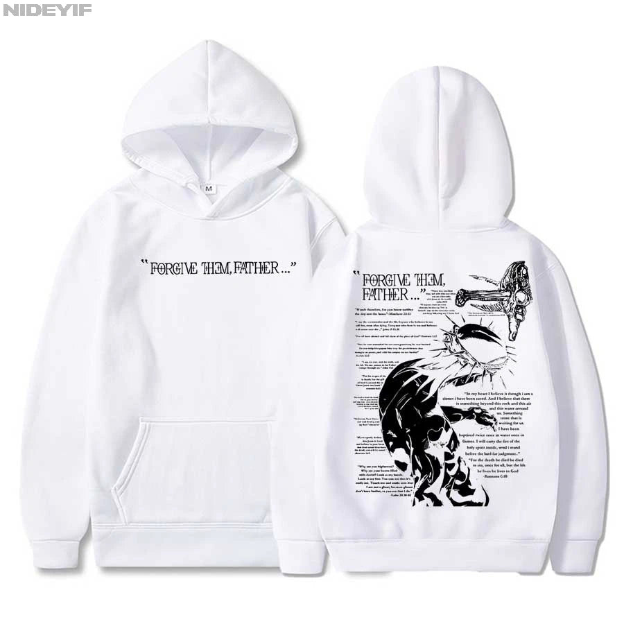 Forgive Them Father Christian Hoodie | Bible Verse Streetwear