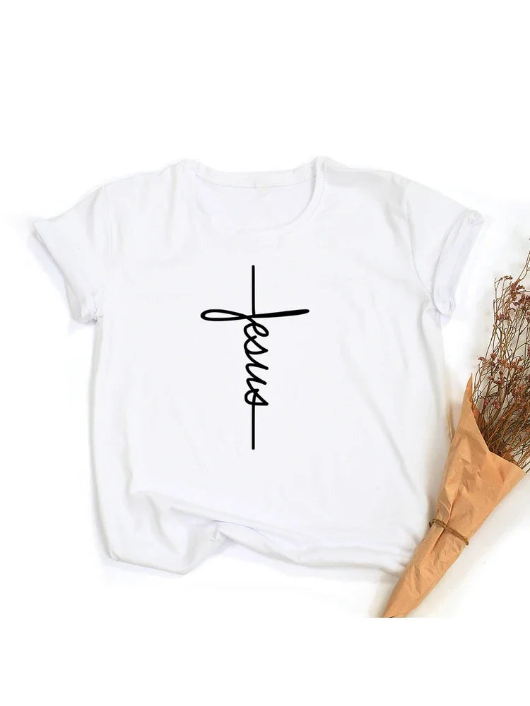 Faith Cross Jesus Christian Women's T-Shirt
