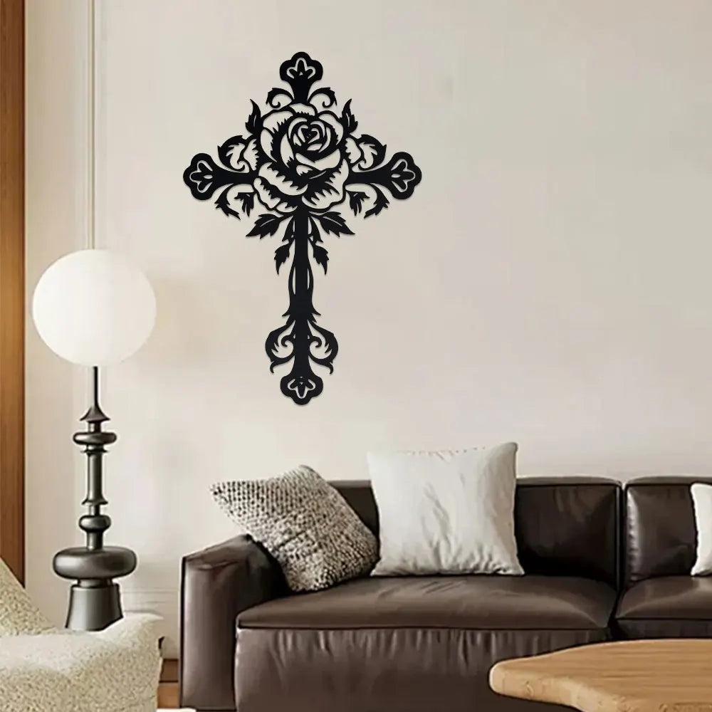 Premium Christian Metal Cross Wall Decor