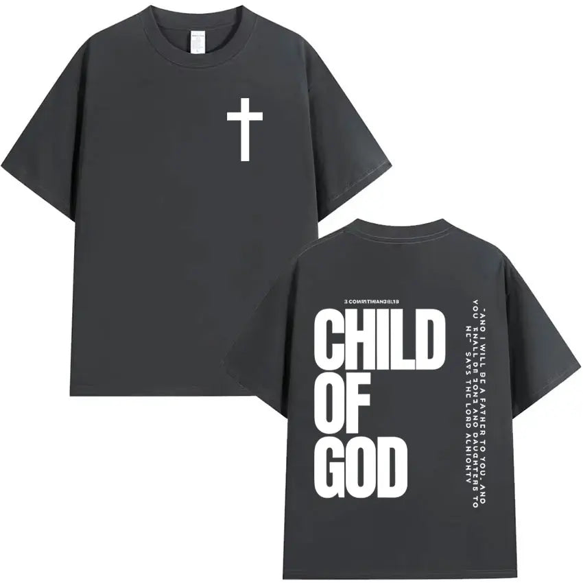 Child of God Inspirational Christian Streetwear T-Shirt