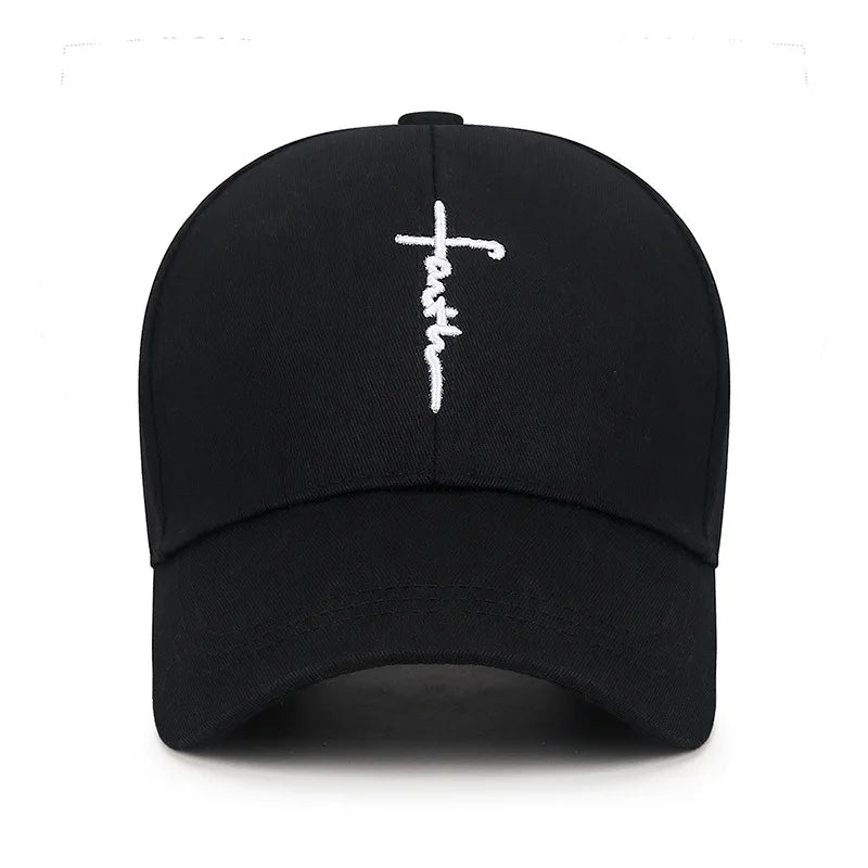 Cross Embroidery Christian Baseball Hat | Unisex Adjustable Cap