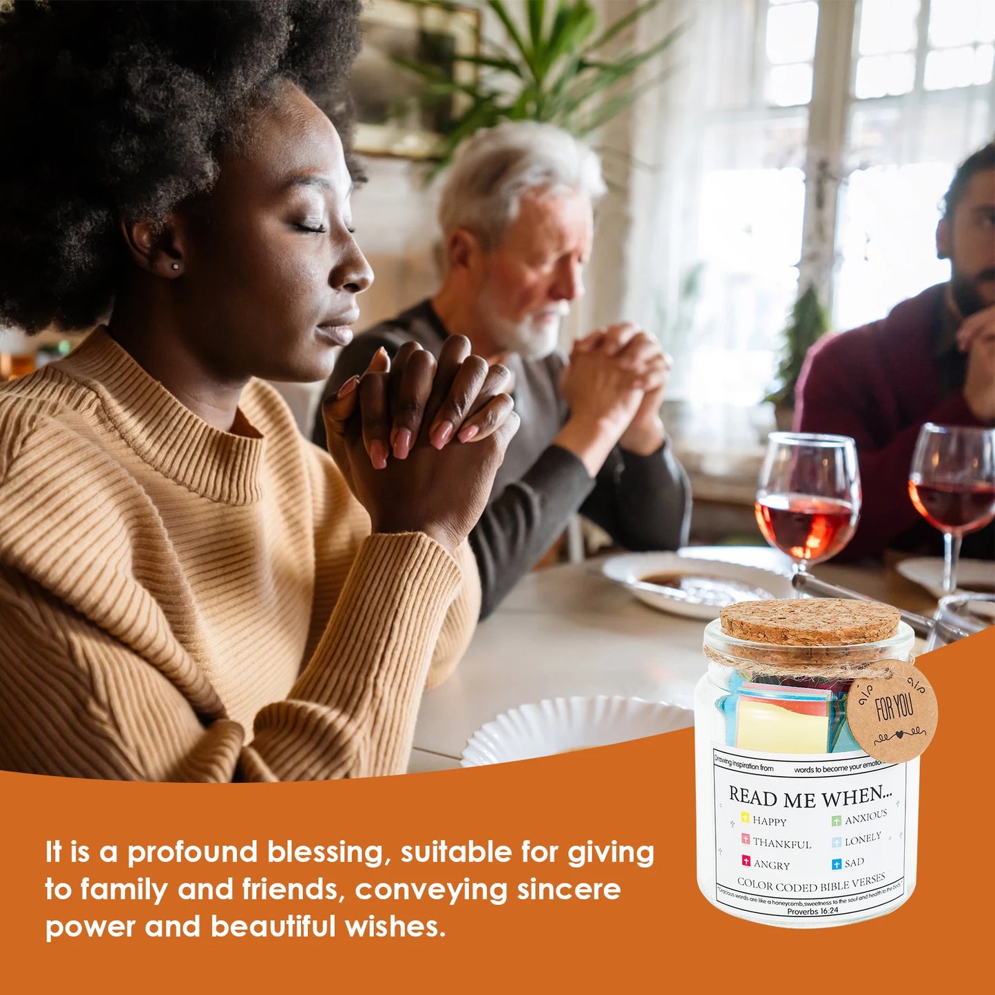 Christian Bible Verse Cards Gift Jar