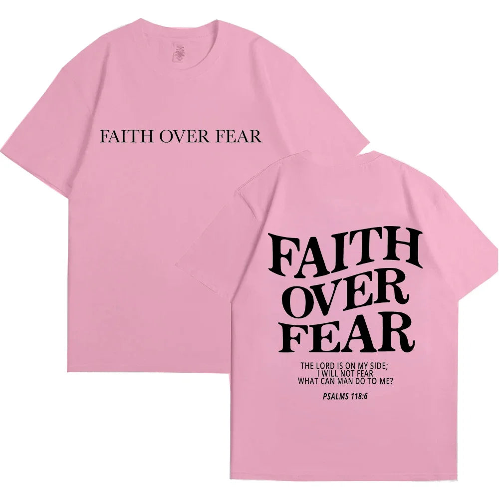 Faith Over Fear Christian Women's T-Shirt