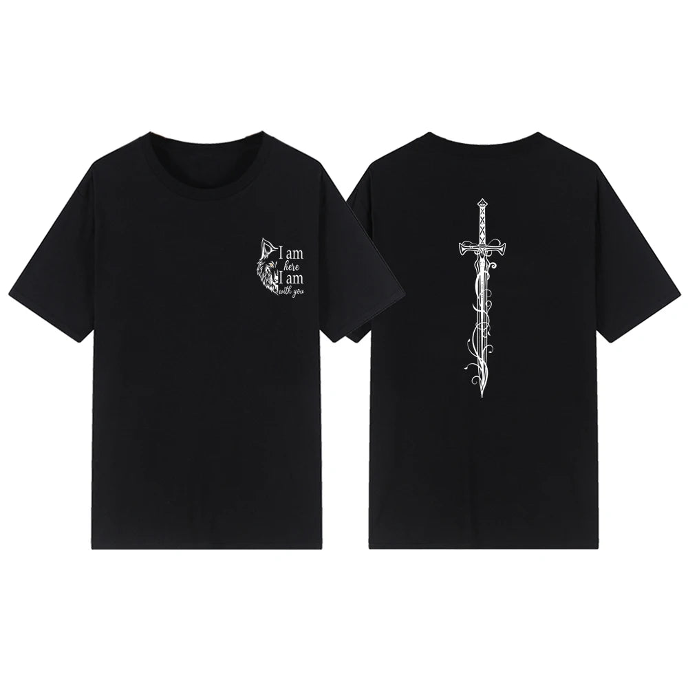 I Am Here I Am With You Christian Unisex T-Shirt