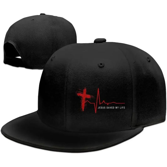 Jesus Saved My Life Christian Snapback Hat