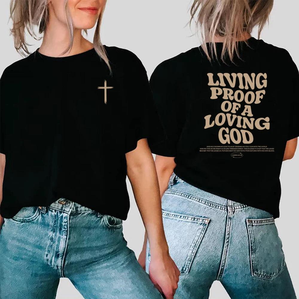 Aesthetic Brown Jesus Bible Verse Christian T-Shirt