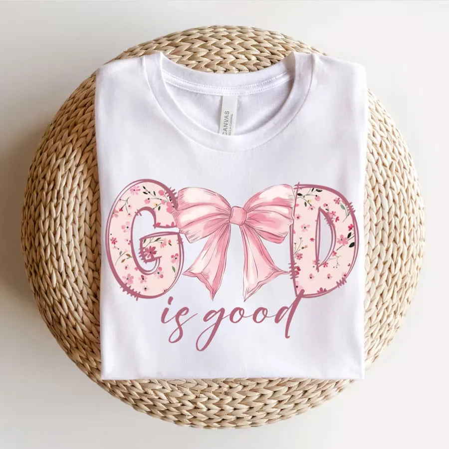 God Is Good Christian Women's T-Shirt | Bible Verse Graphic Tee