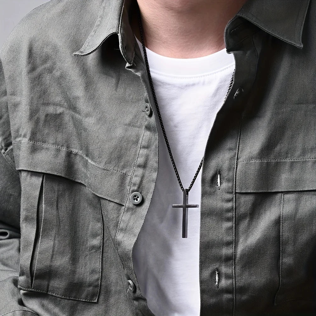 Jesus Cross Spiritual Necklace | 304L Stainless Steel Unisex Jewelry