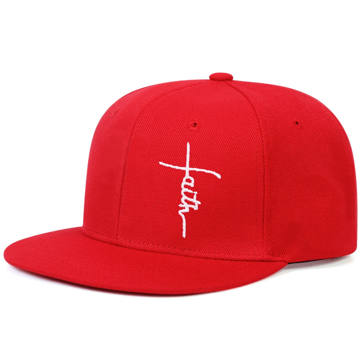 Faith Cross Embroidery Hip-Hop Hat | Unisex Adjustable Baseball Cap