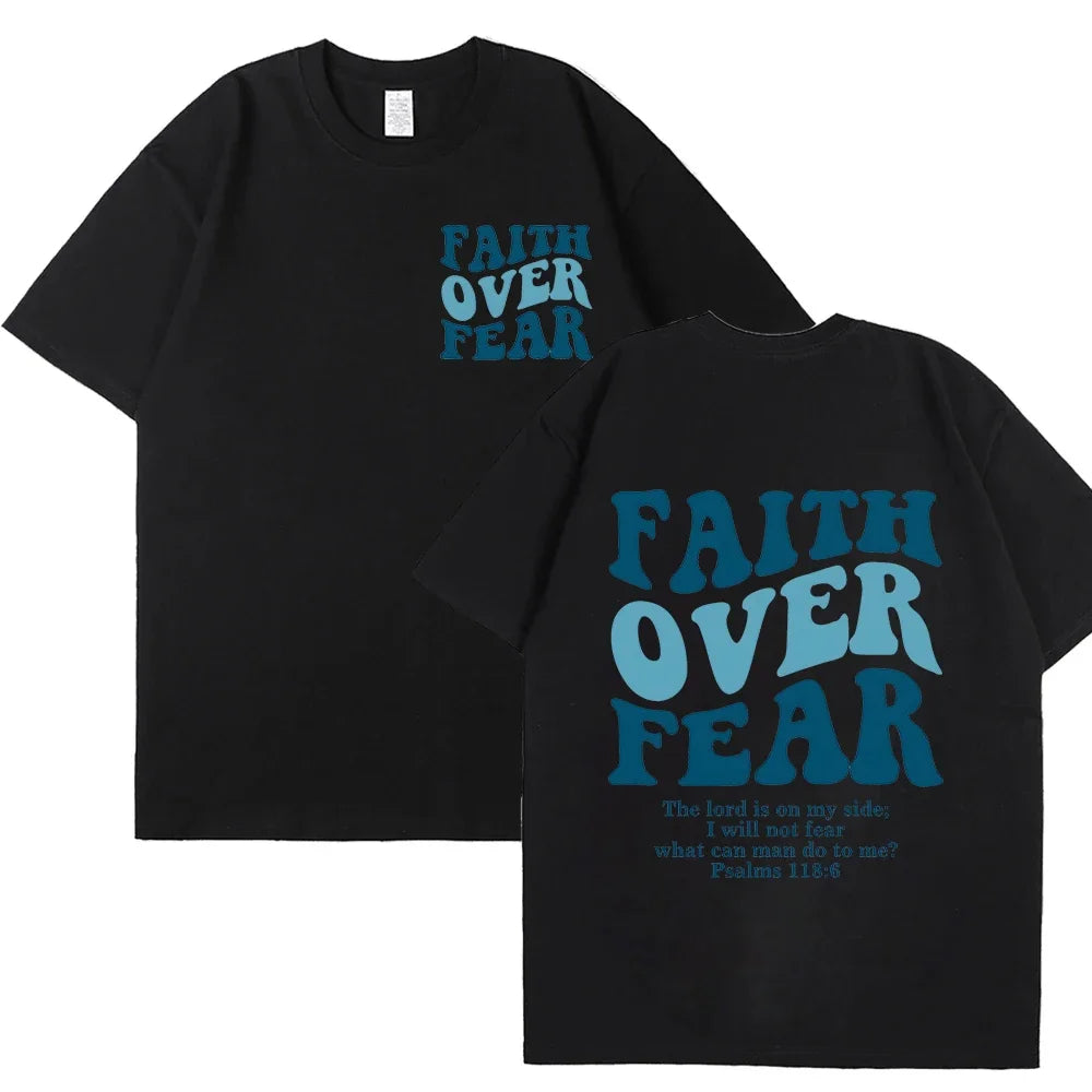 Faith Over Fear Christian Women's T-Shirt