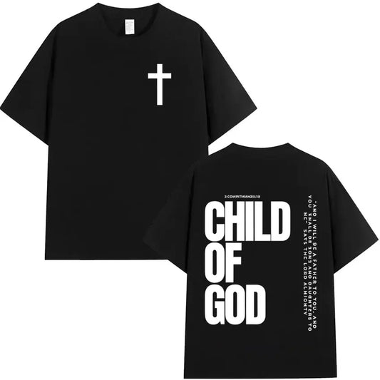 Child of God Inspirational Christian Streetwear T-Shirt