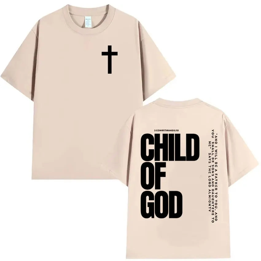Child of God Inspirational Christian Streetwear T-Shirt