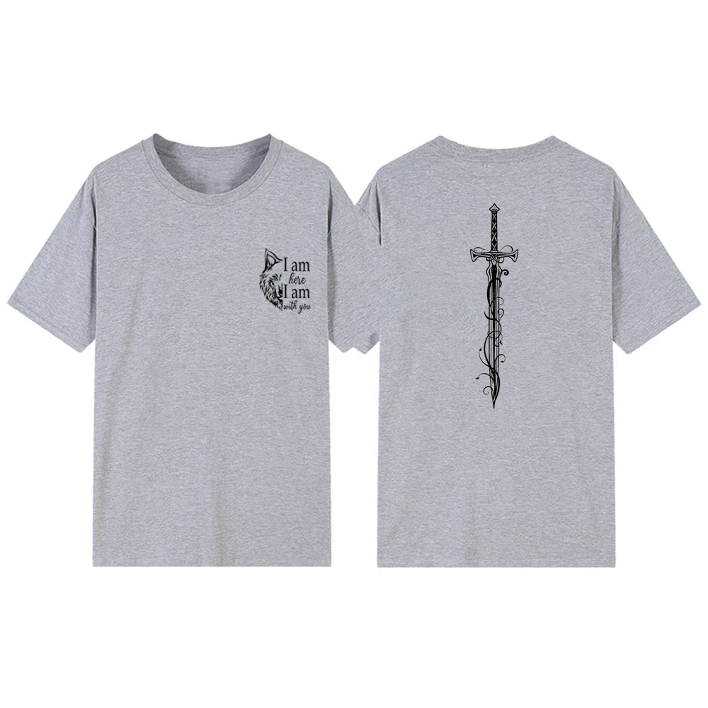 I Am Here I Am With You Christian Unisex T-Shirt