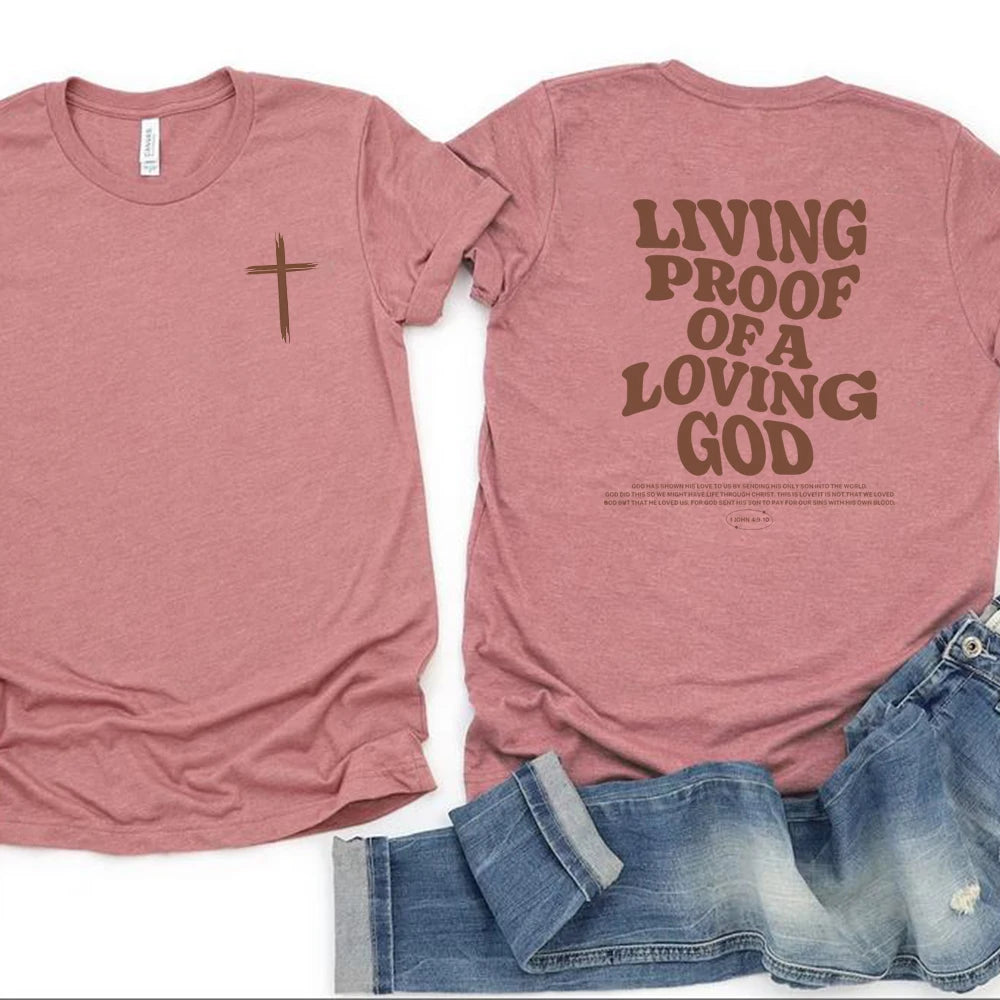 Aesthetic Brown Jesus Bible Verse Christian T-Shirt
