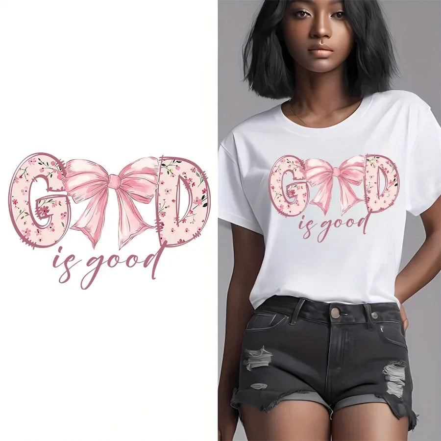 God Is Good Christian Women's T-Shirt | Bible Verse Graphic Tee