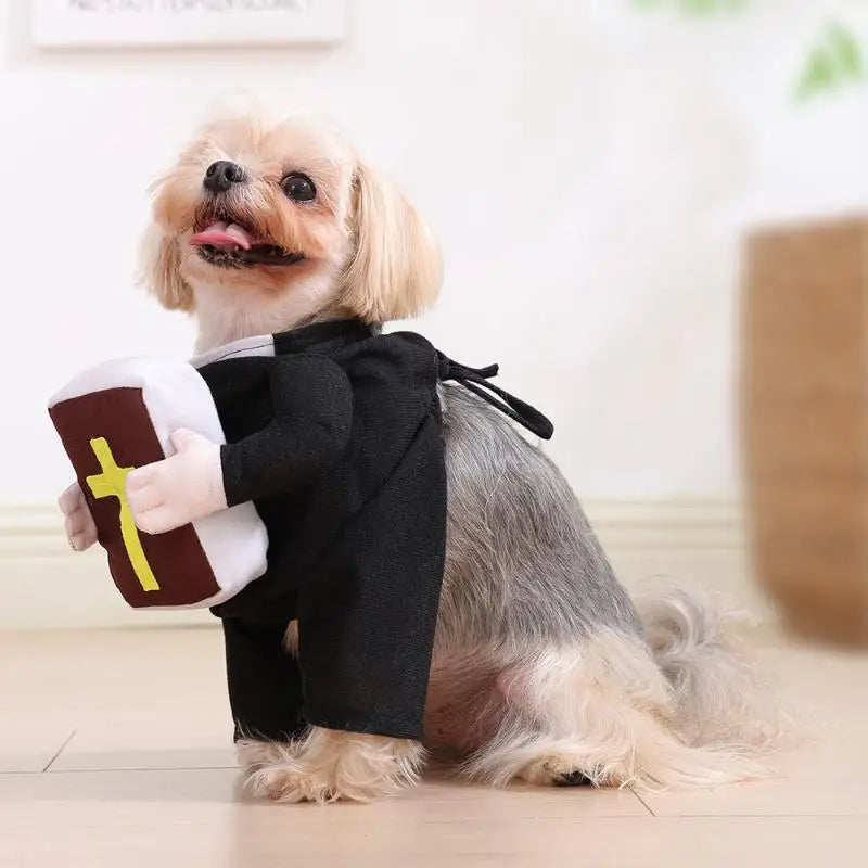 Jesus Nun Cross Christian Pet Costume | Cat & Dog Cosplay