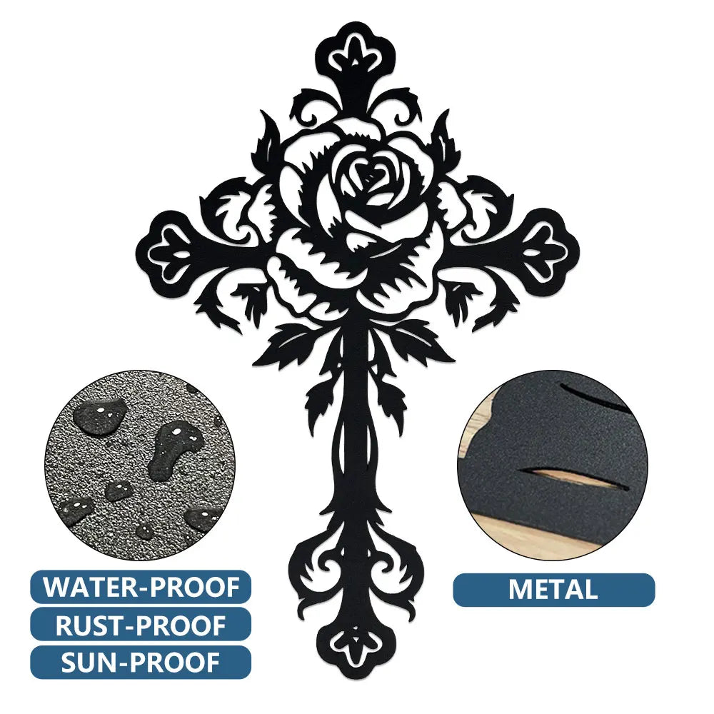 Premium Christian Metal Cross Wall Decor