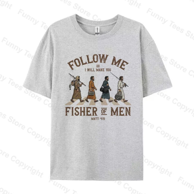 Fisher of Men Retro Graphic Christian T-Shirt