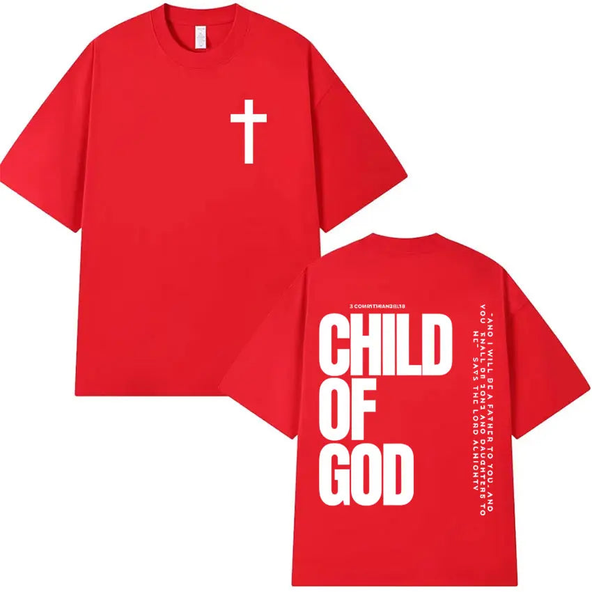 Child of God Inspirational Christian Streetwear T-Shirt