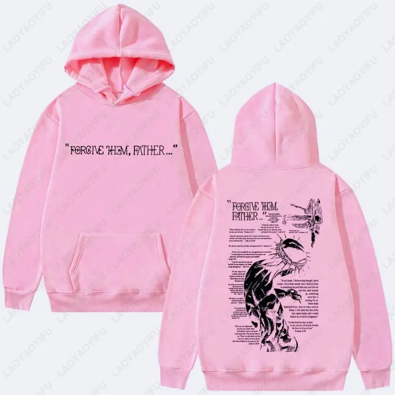 Forgive Them Father Christian Hoodie | Bible Verse Streetwear