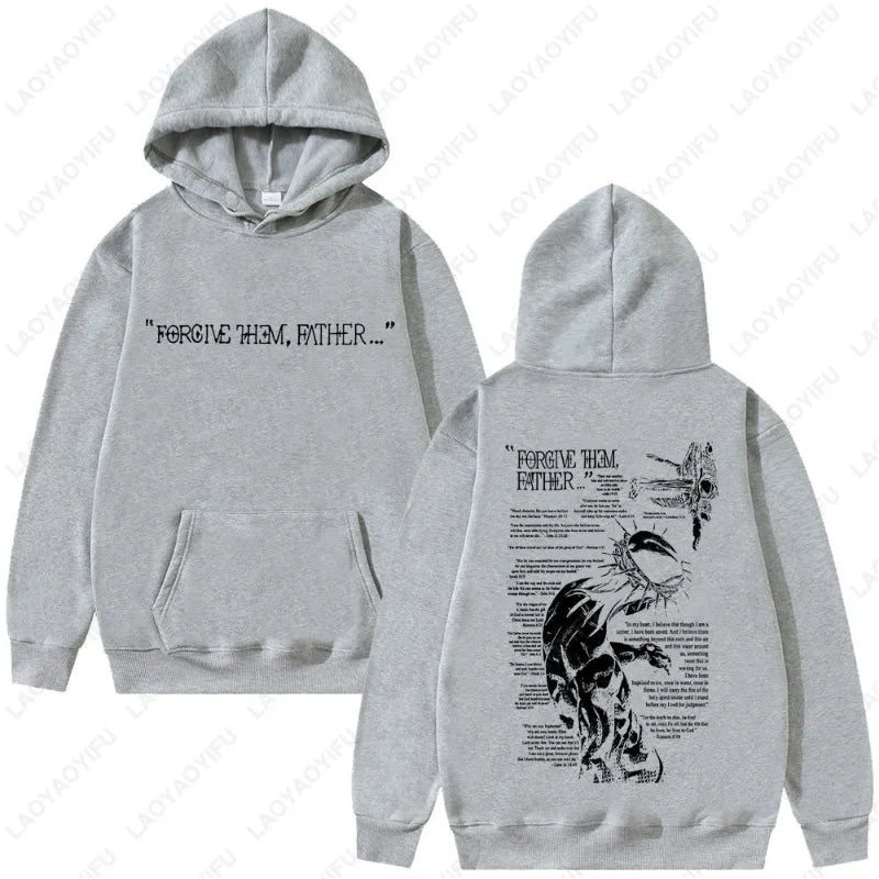 Forgive Them Father Christian Hoodie | Bible Verse Streetwear