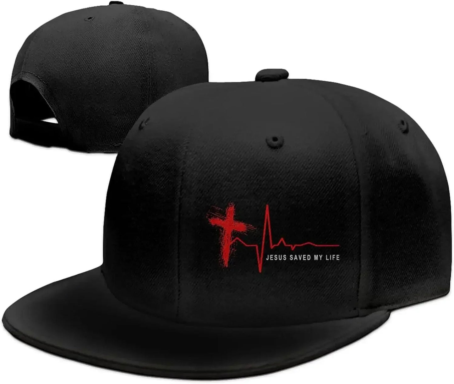 Jesus Saved My Life Christian Snapback Hat