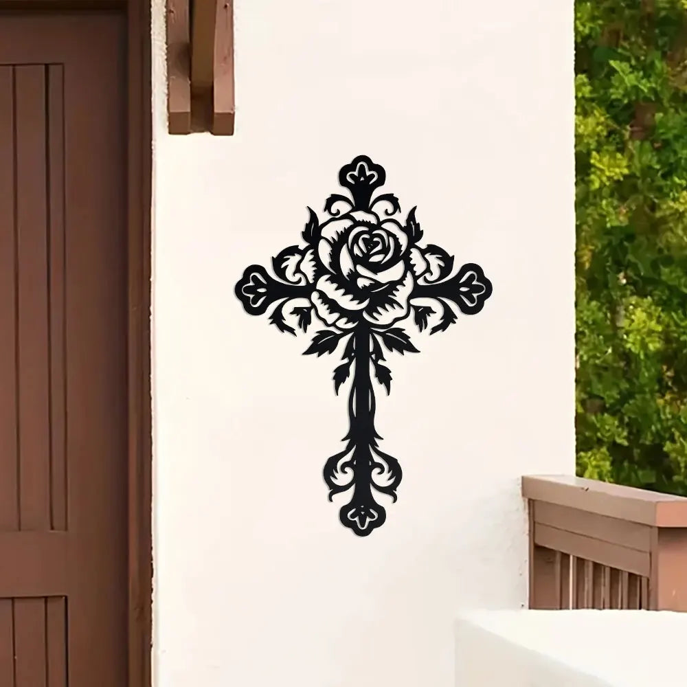 Premium Christian Metal Cross Wall Decor