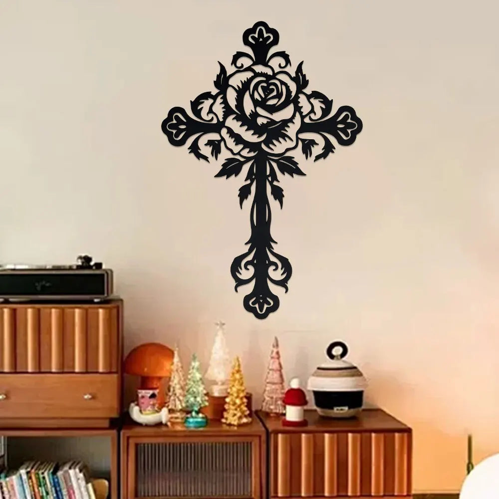 Premium Christian Metal Cross Wall Decor