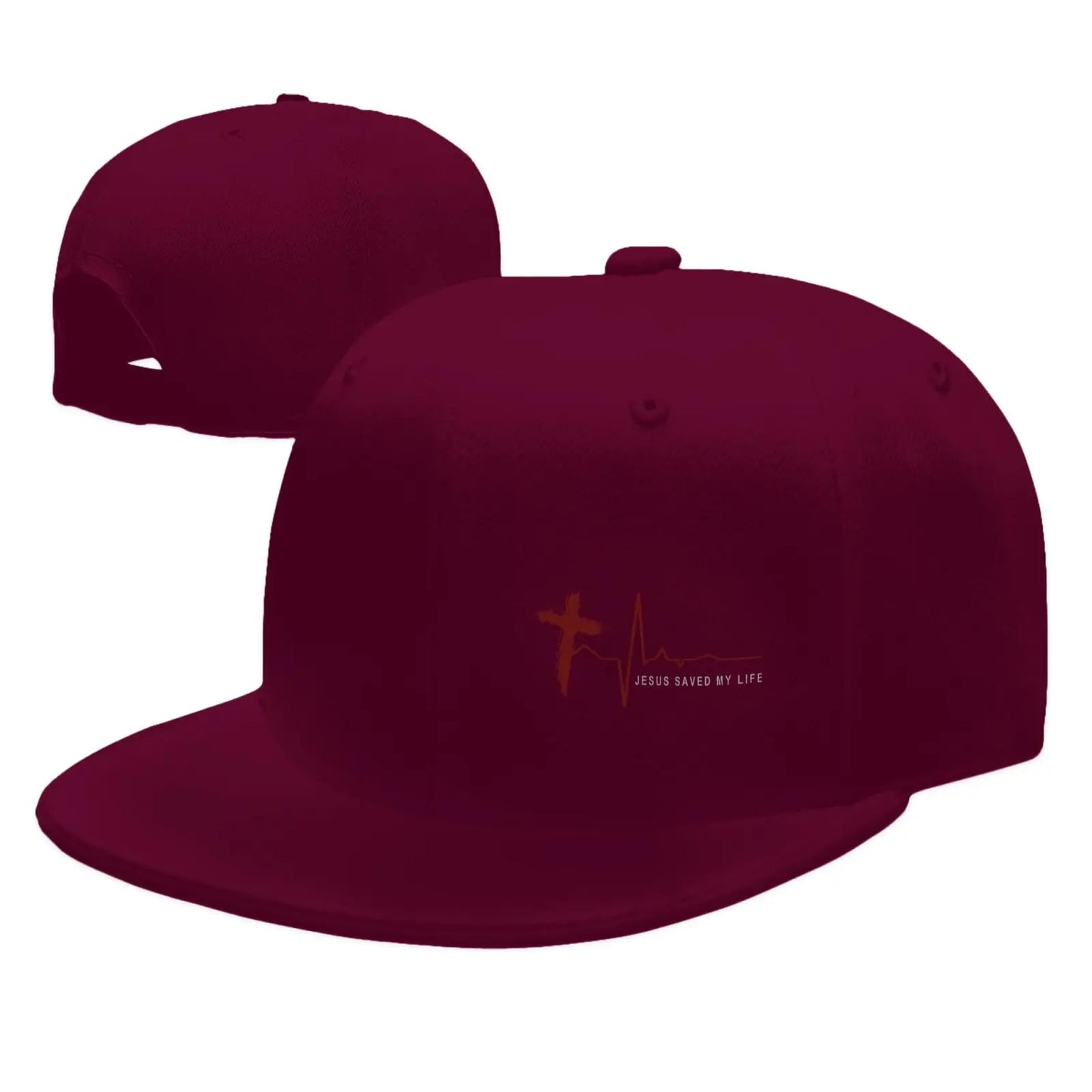 Jesus Saved My Life Christian Snapback Hat