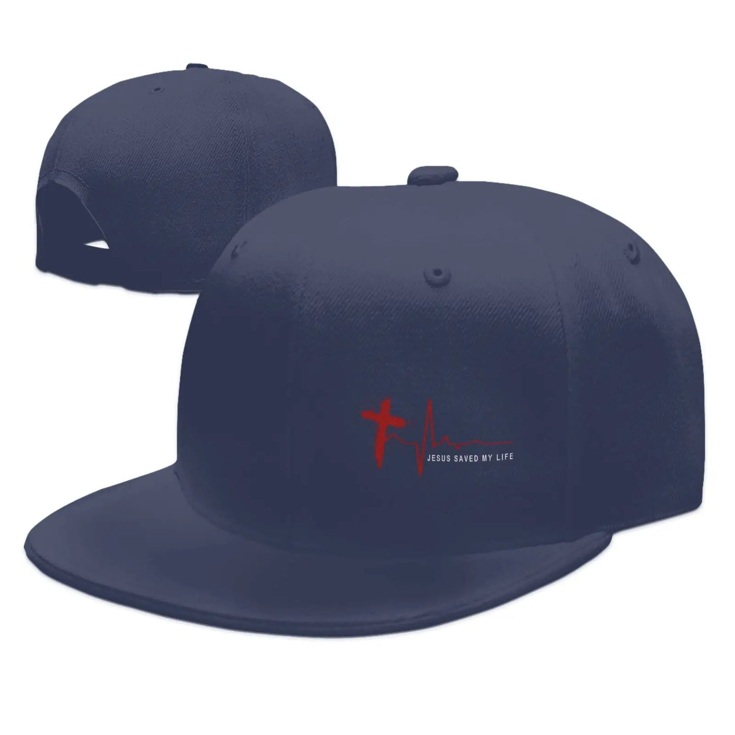 Jesus Saved My Life Christian Snapback Hat