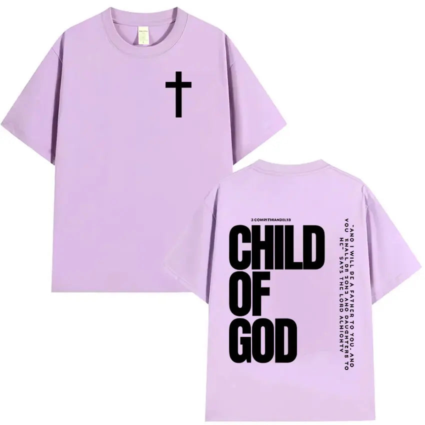 Child of God Inspirational Christian Streetwear T-Shirt