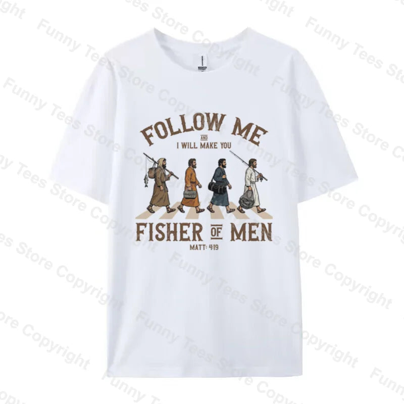 Fisher of Men Retro Graphic Christian T-Shirt