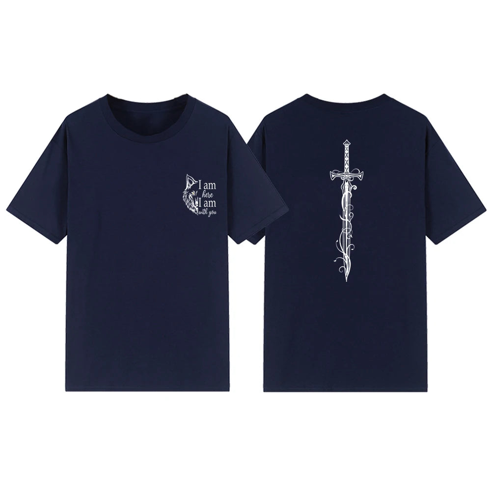 I Am Here I Am With You Christian Unisex T-Shirt