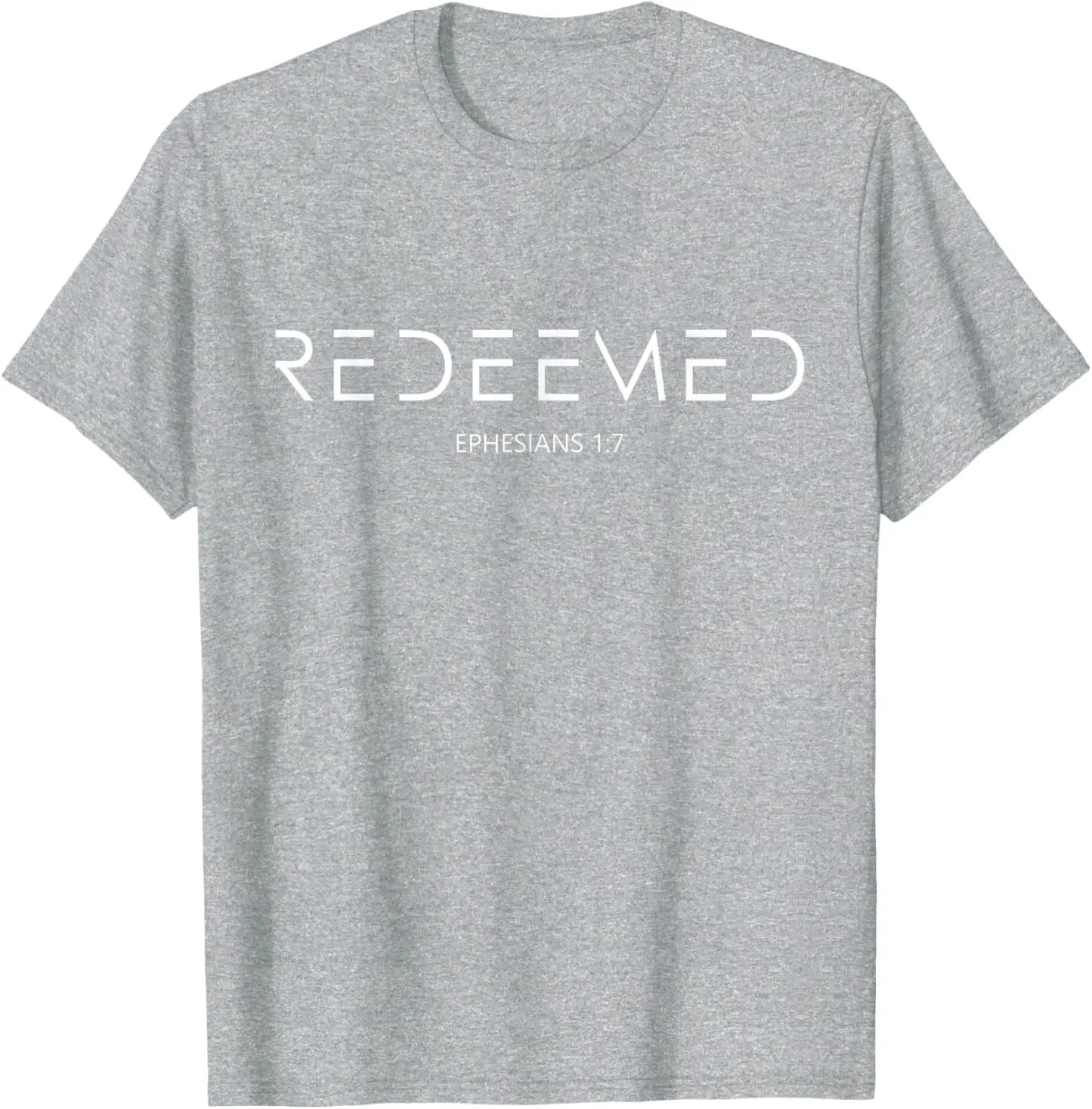 Ephesians 1:7 Redeemed Oversized Christian T-Shirt