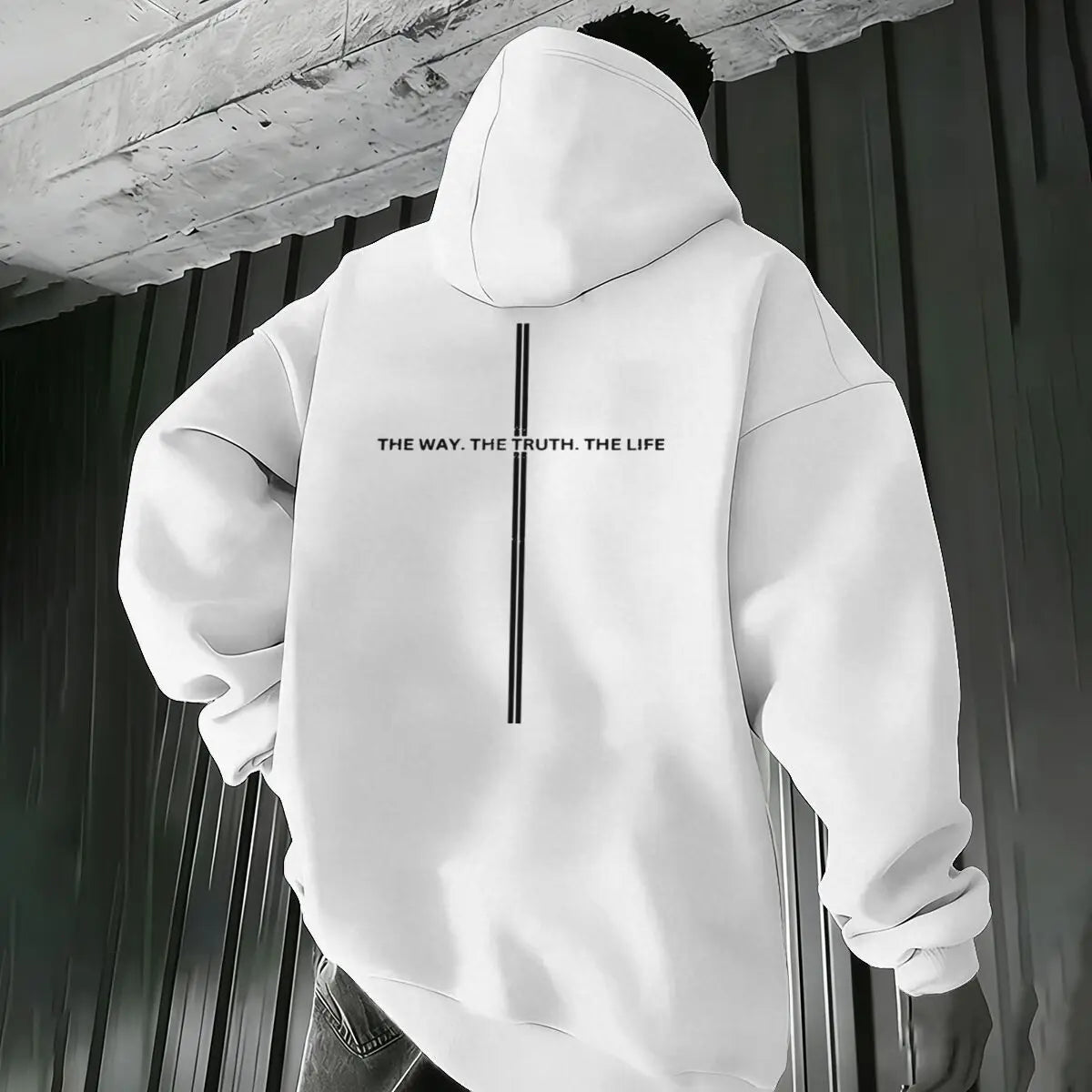 The Way The Truth The Life Luminous Christian Hoodie | Unisex